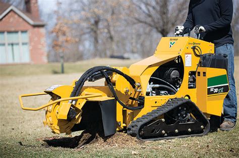 skid steer with stump grinder rental vermont|remote control stump grinder rental.